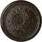 Ekena Millwork Luton Ceiling Medallion (Fits Canopies up to 1 1/8"), 15 3/4"OD x 5/8"P, Stone Hearth Crackle CM16LUSHC - alternate 1